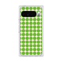 プレミアムスクエアケース［ Big Dot - Green ］