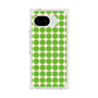プレミアムスクエアケース［ Big Dot - Green ］