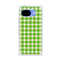 プレミアムスクエアケース［ Big Dot - Green ］
