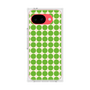 プレミアムスクエアケース［ Big Dot - Green ］
