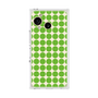 プレミアムスクエアケース［ Big Dot - Green ］