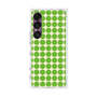 プレミアムスクエアケース［ Big Dot - Green ］