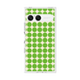 プレミアムスクエアケース［ Big Dot - Green ］