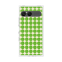 プレミアムスクエアケース［ Big Dot - Green ］