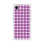 プレミアムスクエアケース［ Big Dot - Purple ］
