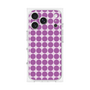 プレミアムスクエアケース［ Big Dot - Purple ］