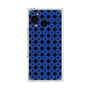 プレミアムスクエアケース［ Shower Dot - Blue ］