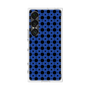 プレミアムスクエアケース［ Shower Dot - Blue ］