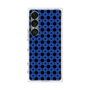 プレミアムスクエアケース［ Shower Dot - Blue ］