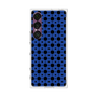 プレミアムスクエアケース［ Shower Dot - Blue ］