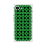 プレミアムスクエアケース［ Shower Dot - Green ］
