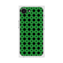 プレミアムスクエアケース［ Shower Dot - Green ］