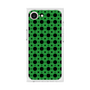 プレミアムスクエアケース［ Shower Dot - Green ］