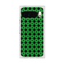 プレミアムスクエアケース［ Shower Dot - Green ］