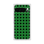 プレミアムスクエアケース［ Shower Dot - Green ］