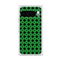 プレミアムスクエアケース［ Shower Dot - Green ］