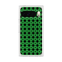 プレミアムスクエアケース［ Shower Dot - Green ］