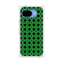 プレミアムスクエアケース［ Shower Dot - Green ］