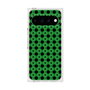 プレミアムスクエアケース［ Shower Dot - Green ］