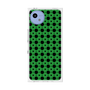 プレミアムスクエアケース［ Shower Dot - Green ］