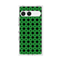 プレミアムスクエアケース［ Shower Dot - Green ］