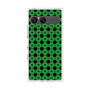 プレミアムスクエアケース［ Shower Dot - Green ］