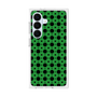プレミアムスクエアケース［ Shower Dot - Green ］