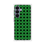 プレミアムスクエアケース［ Shower Dot - Green ］