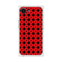 プレミアムスクエアケース［ Shower Dot - Red ］