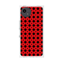 プレミアムスクエアケース［ Shower Dot - Red ］