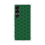 プレミアムスクエアケース［ Dot Circle - Green ］