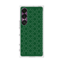 プレミアムスクエアケース［ Dot Circle - Green ］
