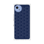 プレミアムスクエアケース［ Dot Circle - Navy ］