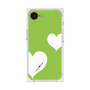 プレミアムスクエアケース［ Two Hearts - Green ］