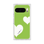 プレミアムスクエアケース［ Two Hearts - Green ］
