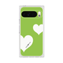 プレミアムスクエアケース［ Two Hearts - Green ］