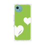 プレミアムスクエアケース［ Two Hearts - Green ］