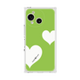 プレミアムスクエアケース［ Two Hearts - Green ］