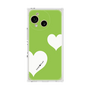 プレミアムスクエアケース［ Two Hearts - Green ］