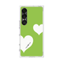 プレミアムスクエアケース［ Two Hearts - Green ］