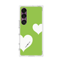 プレミアムスクエアケース［ Two Hearts - Green ］