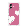 プレミアムスクエアケース［ Two Hearts - Pink ］