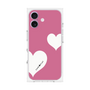 プレミアムスクエアケース［ Two Hearts - Pink ］