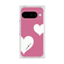 プレミアムスクエアケース［ Two Hearts - Pink ］