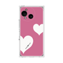 プレミアムスクエアケース［ Two Hearts - Pink ］