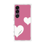プレミアムスクエアケース［ Two Hearts - Pink ］