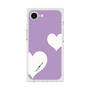 プレミアムスクエアケース［ Two Hearts - Purple ］