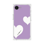 プレミアムスクエアケース［ Two Hearts - Purple ］