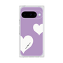 プレミアムスクエアケース［ Two Hearts - Purple ］