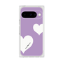 プレミアムスクエアケース［ Two Hearts - Purple ］